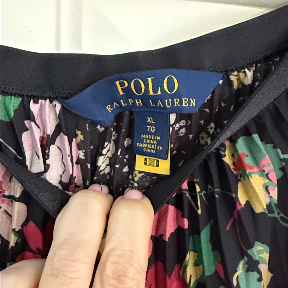Polo by Ralph Lauren Multicolor Floral A-Line Skirt - Picture 2 of 4